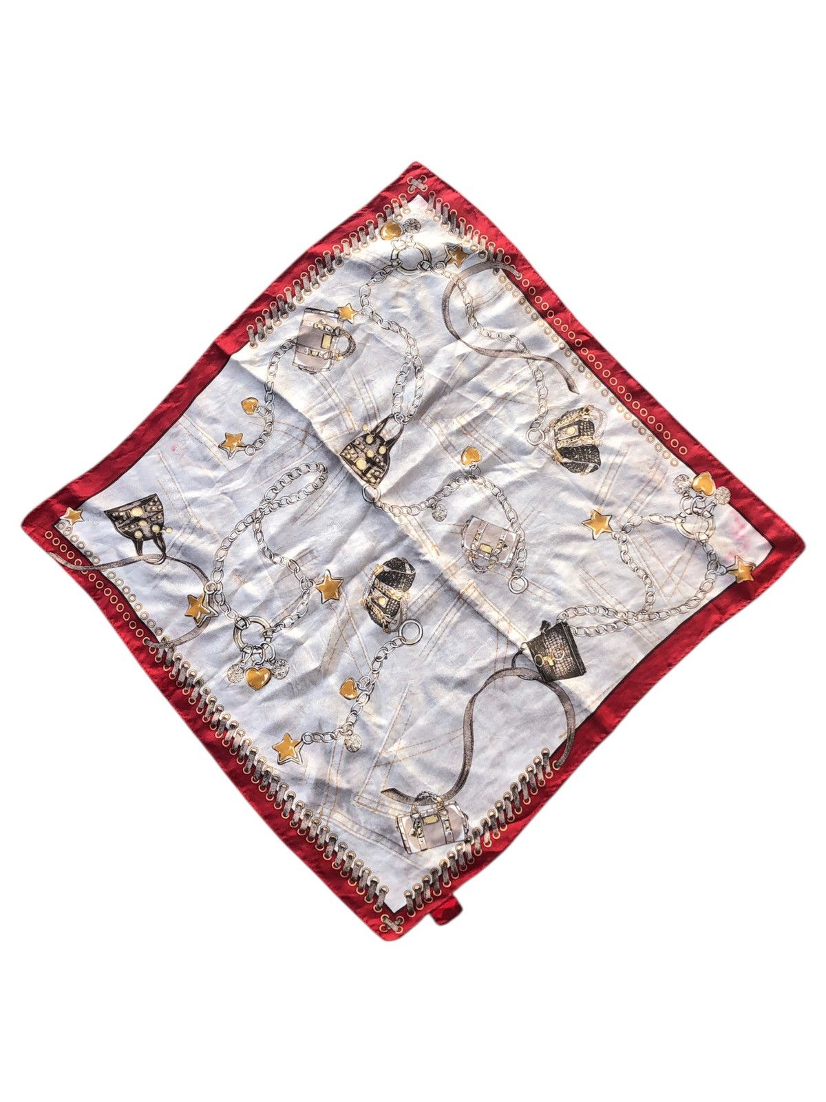 Designer ELLE Silk Square Scarf Size ONE SIZE - 2 Thumbnail