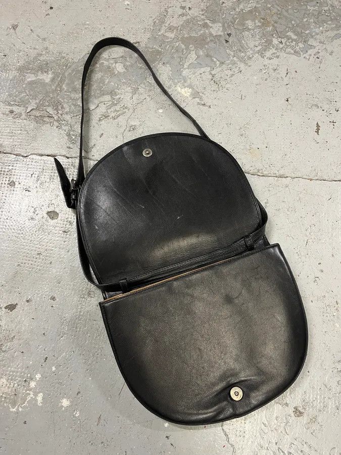 Gianfranco Ferre 2000s Gianfranco Ferré Black Leather Crocodile Embossed Bag Size ONE SIZE - 8 Thumbnail