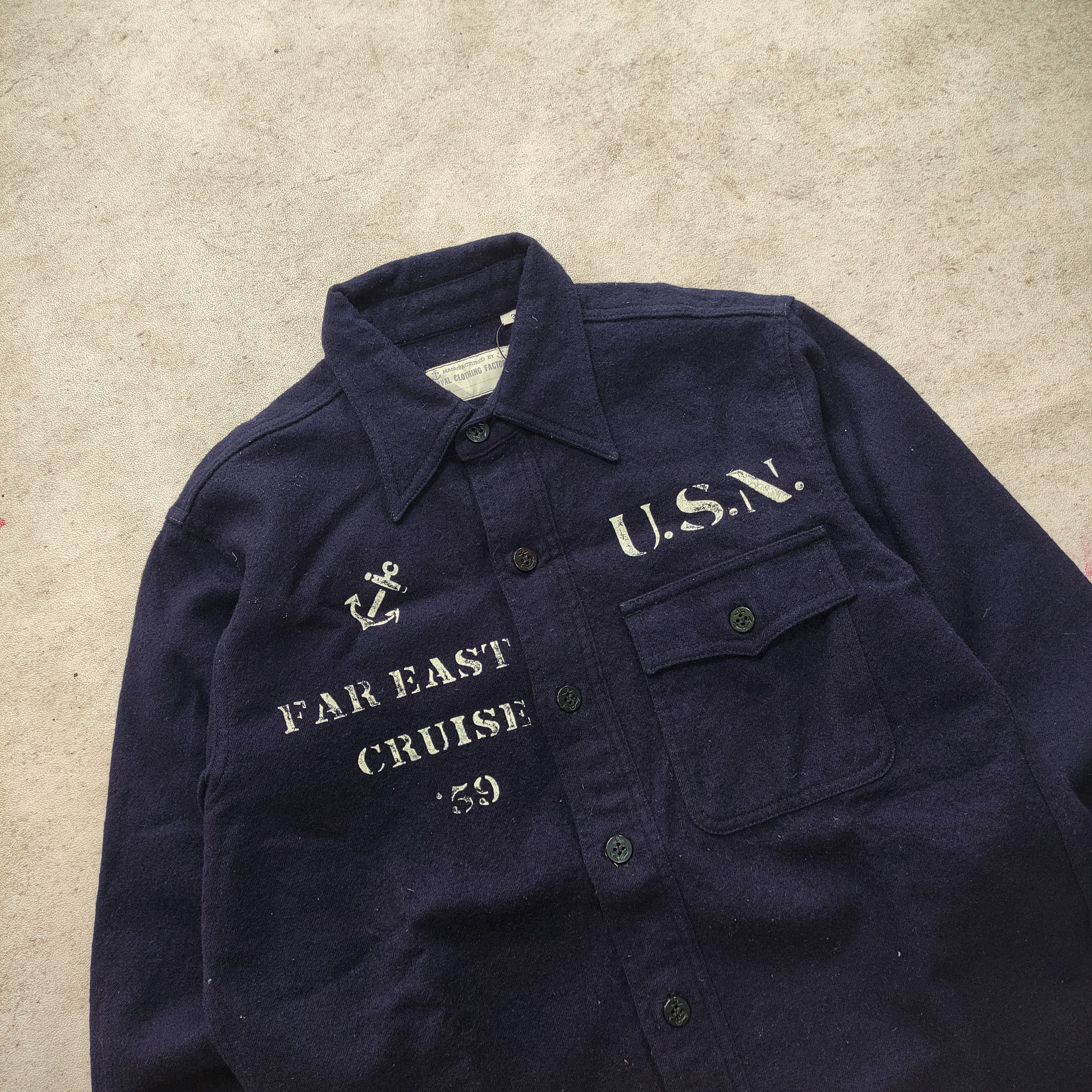 Buzz Rickson's Buzz Rickson's Wool Shirt USN Military Size US S / EU 44-46 / 1 - 3 Thumbnail