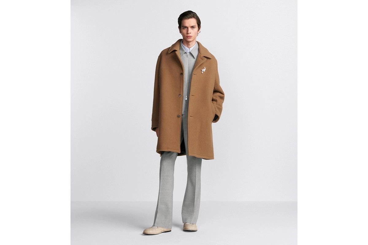 Dior o1bcso1str0326 Coat With Raglan Sleeves in Brown Size US M / EU 48-50 / 2 - 5 Thumbnail