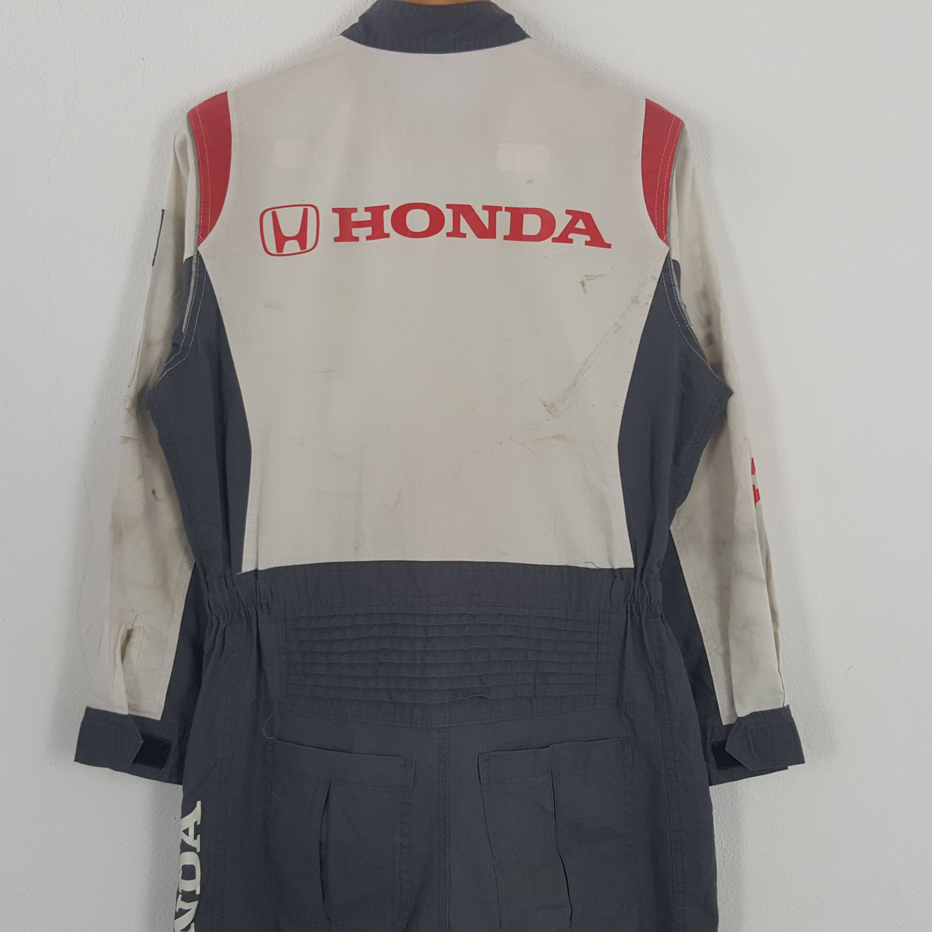 Honda × Vintage Vintage Honda Japanese Racing Team Workwear Coverall Jacket Size US M / EU 48-50 / 2 - 7 Thumbnail