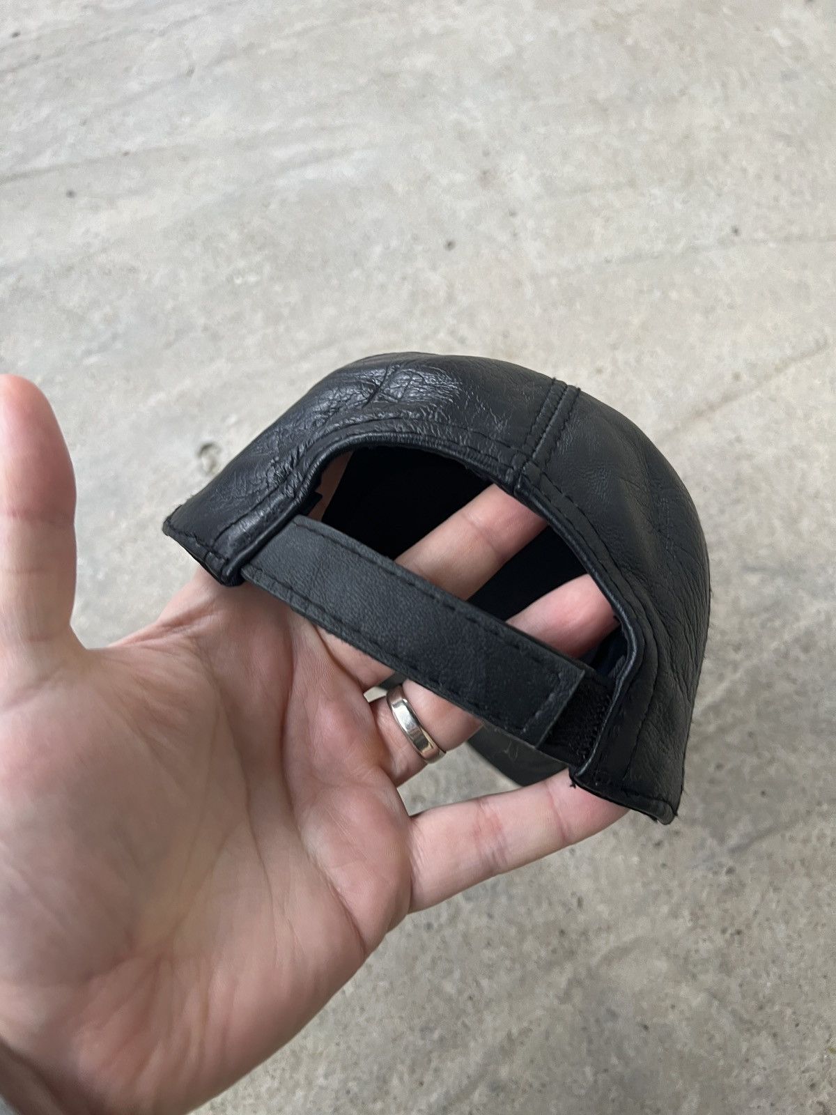 Vintage Vintage OPEL Leather Hat Size ONE SIZE - 4 Thumbnail