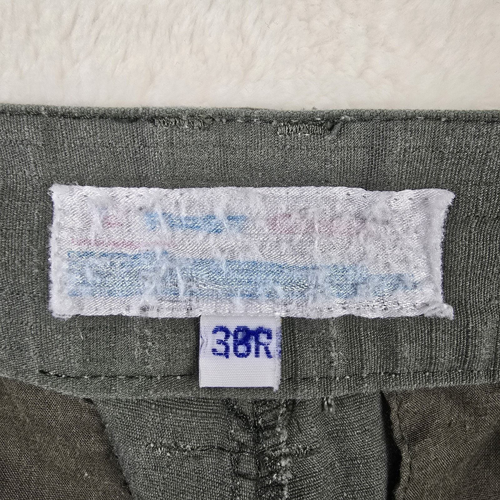 Other Vintage First Class Green Cargo Ripstop Pants Mens 38 34x31 Size US 38 / EU 54 - 5 Thumbnail