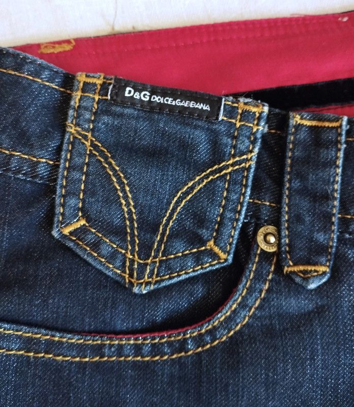 Dolce & Gabbana Dolce & Gabbana Jean Devotees Large Emerisé T 44 L34 Size 32" / US 10 / IT 46 - 6 Thumbnail