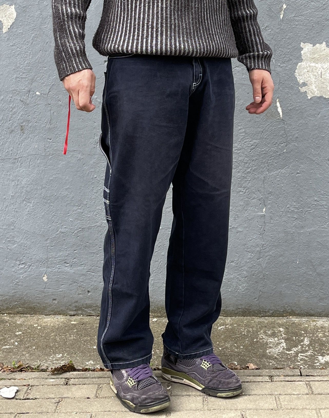 JNCO × Japanese Brand Spliffy Jeans Vintage Cargo Jeans 90s UK baggy Size US 30 / EU 46 - 8 Thumbnail