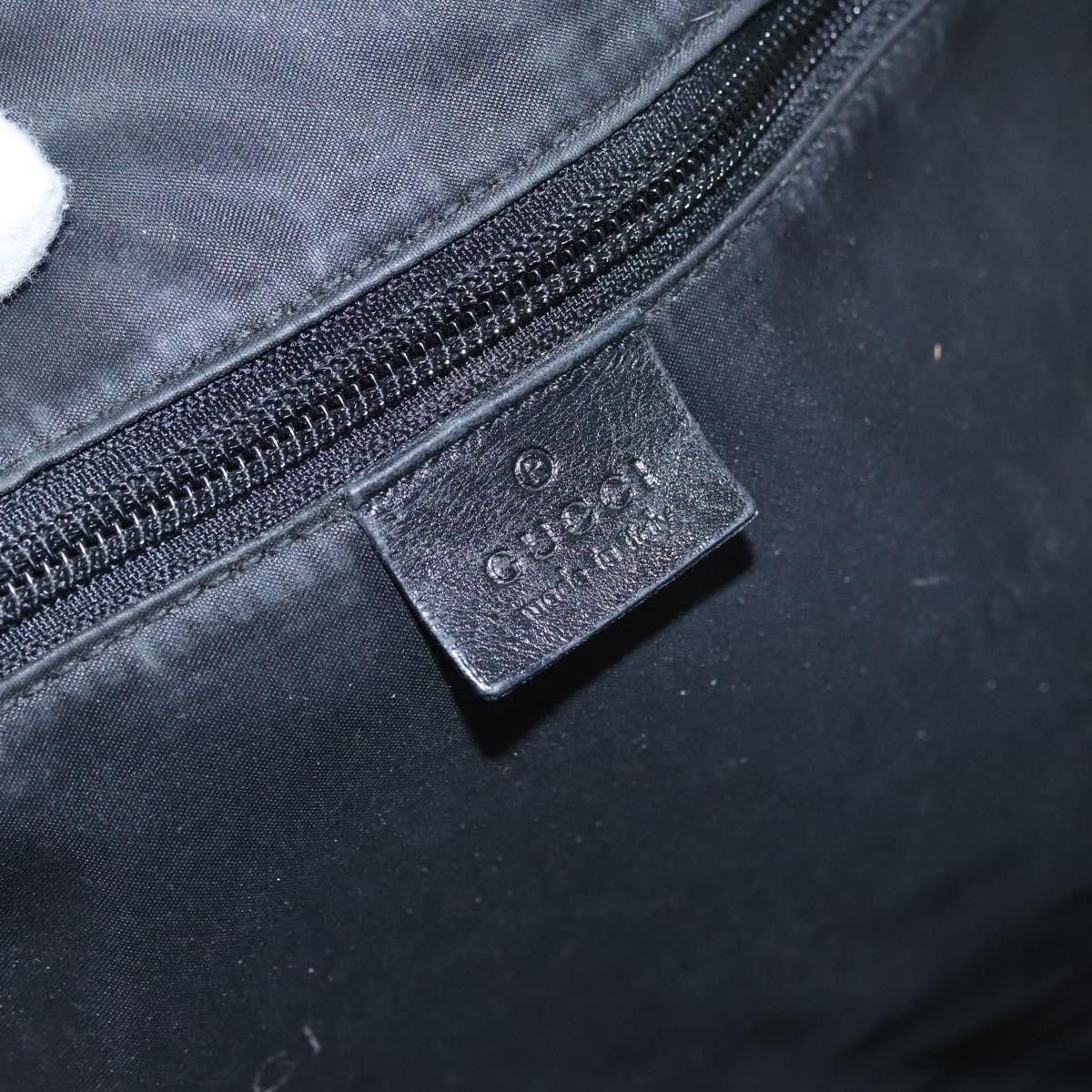 Gucci GUCCI Boston Bag Nylon Black Silver 012 0393 12 012 0393 12 Size ONE SIZE - 17 Thumbnail