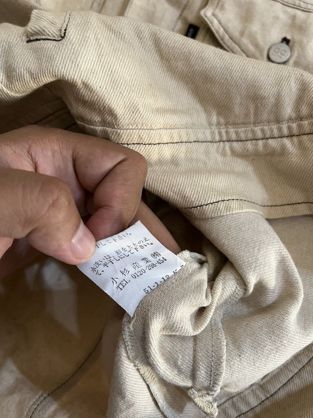 Kansai Yamamoto Vintage CC Kansai Denim Jacket Double Pocket Nice Design Size US S / EU 44-46 / 1 - 8 Thumbnail