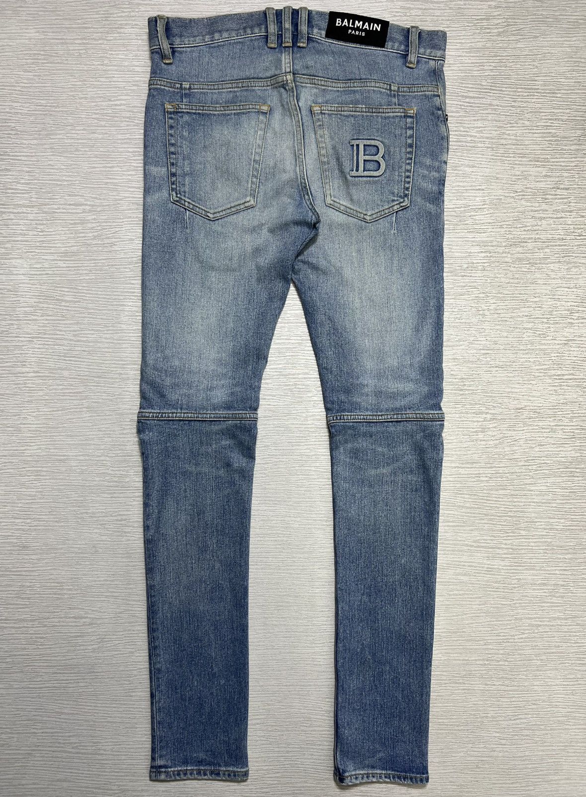 Balmain Balmain - S/S ‘21 - Embossed Logo Skinny Jeans Size US 30 / EU 46 - 2 Thumbnail