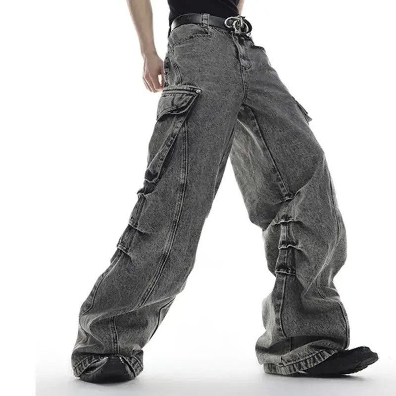 Japanese Brand × Vintage Streetwear Washed Pocket Cargo Jeans Pants Size US 30 / EU 46 - 3 Thumbnail