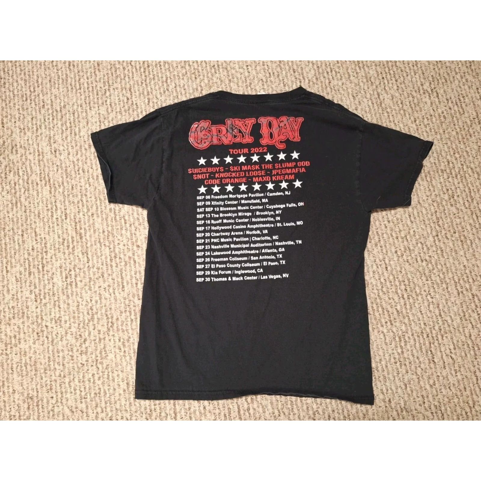 Jerzees Suicide Boys Shirt Jerzees Graphic Print Short Sleeve Crew Neck Black M Mens Vintage No N/A Size US M / EU 48-50 / 2 - 3 Thumbnail