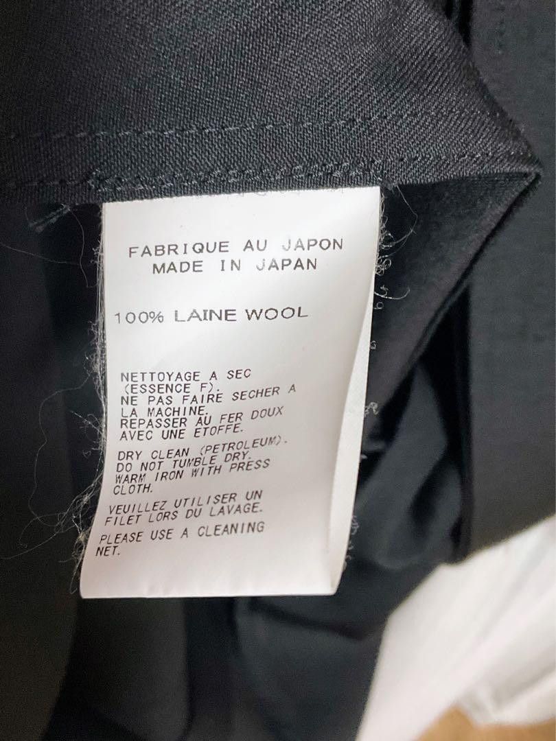 Yohji Yamamoto POUR HOMME wool gabardine multi collar shirts HD-B04-100 Size US XL / EU 56 / 4 - 5 Thumbnail