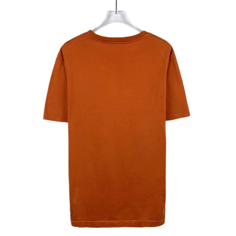 Louis Vuitton Louis Vuitton Logo embroidered crewneck orange cotton shor Size US M / EU 48-50 / 2 - 2 Thumbnail
