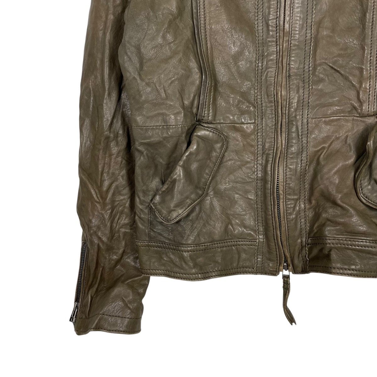Other Cathy Jane Women Leather Jacket Size M / US 6-8 / IT 42-44 - 3 Thumbnail