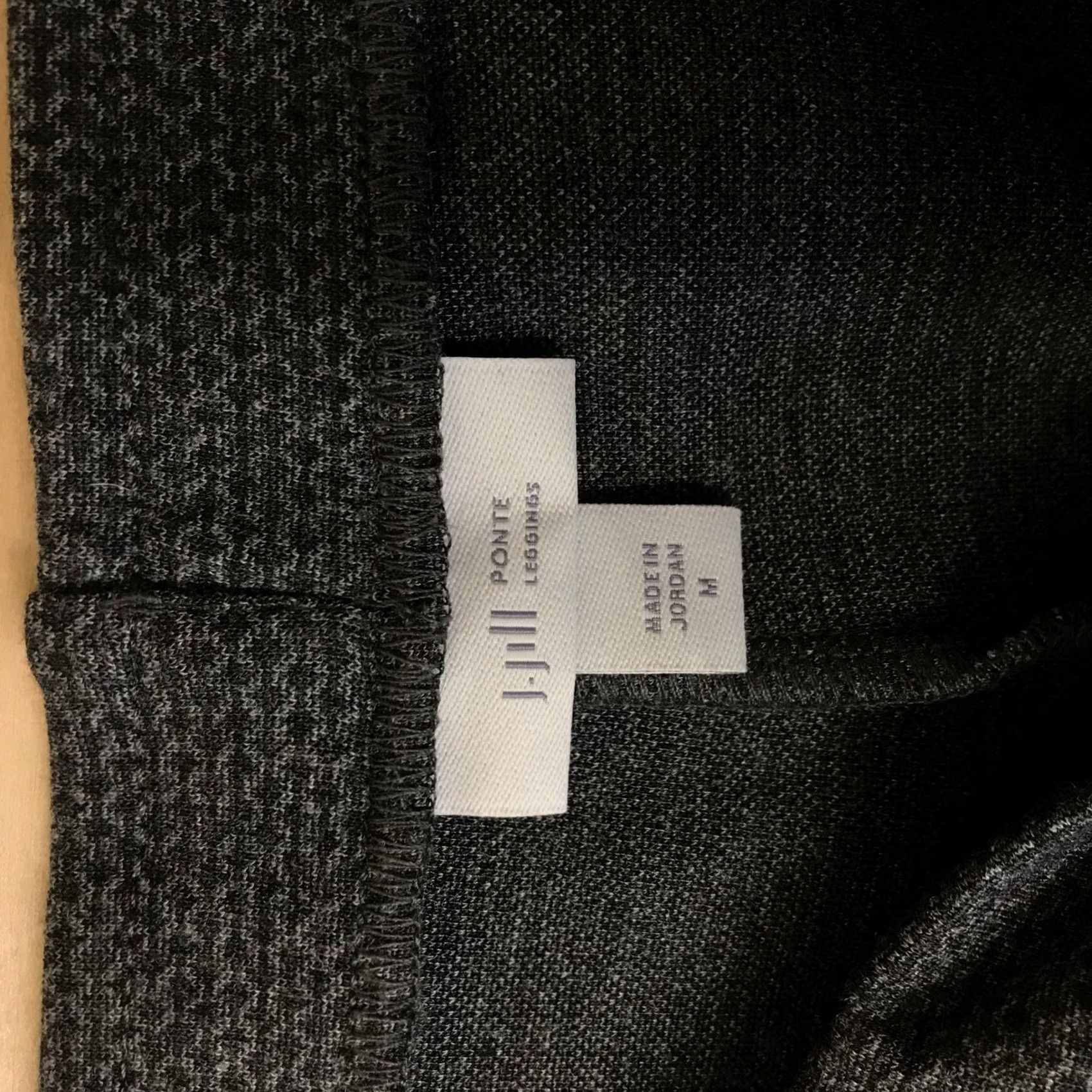 J. Jill J. Jill Leggings Gray Textured Ponte Knit Slim Fit Size M Charcoal Womens Pants Size 32" / US 10 / IT 46 - 7 Thumbnail