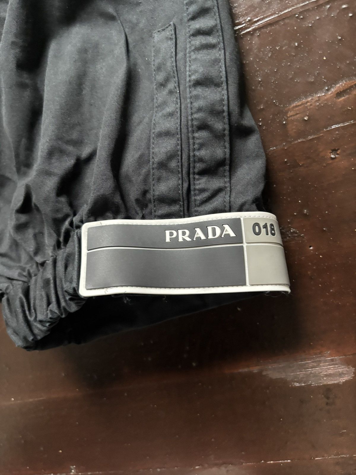 Prada Black Twill Strap Cuff Trackpants Size US 32 / EU 48 - 3 Thumbnail
