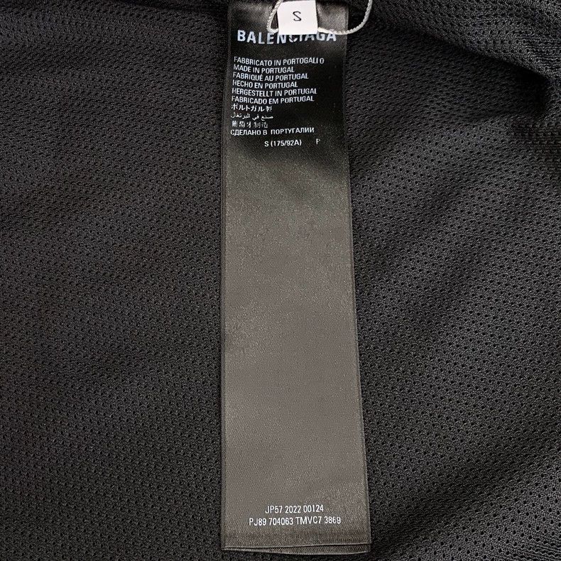 Other Balenciaga Black side-striped logo print stand-up neck zip Size US S / EU 44-46 / 1 - 7 Thumbnail
