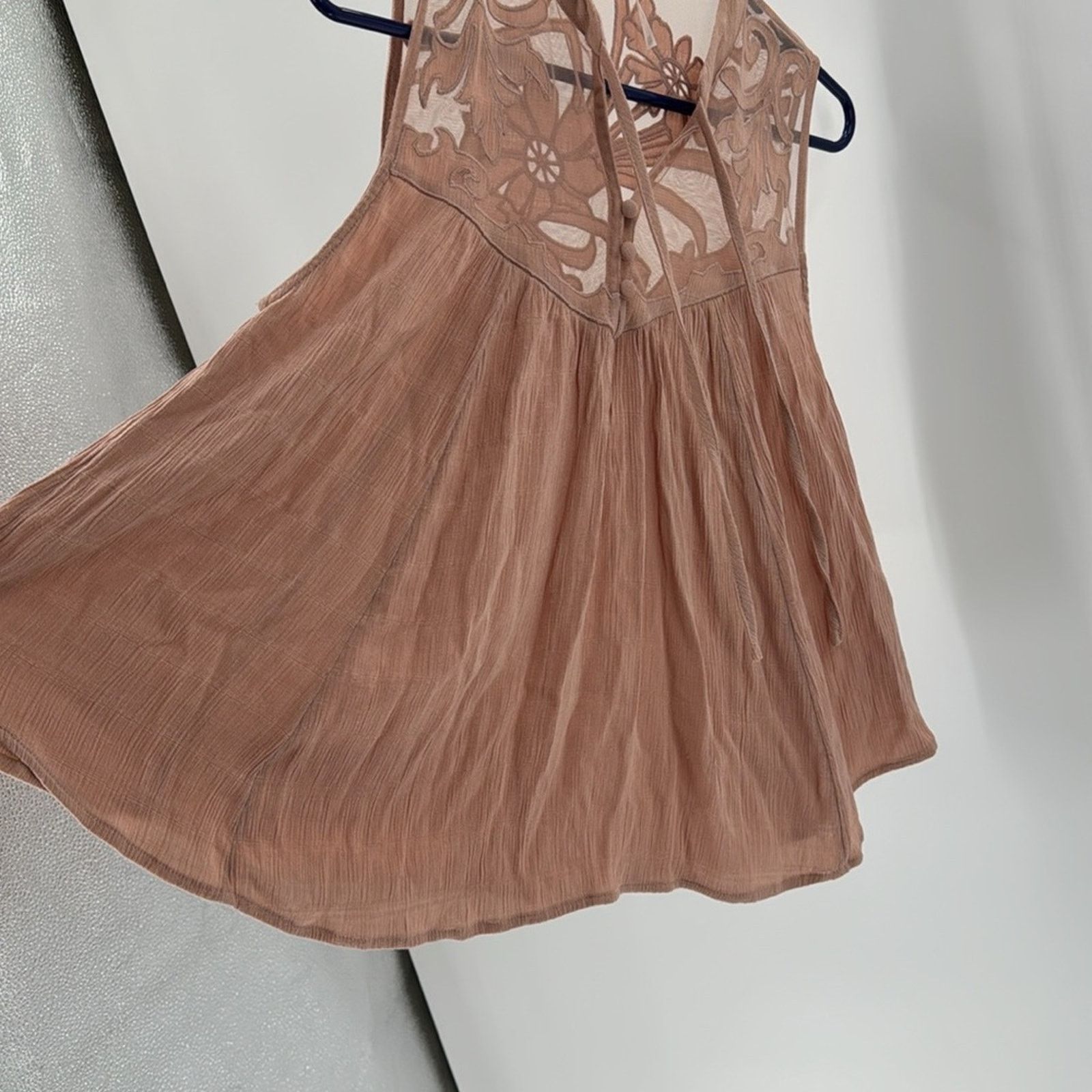 Free People Free People dainty western bohemian romantic flowy pink XS Size XS / US 0-2 / IT 36-38 - 4 Thumbnail