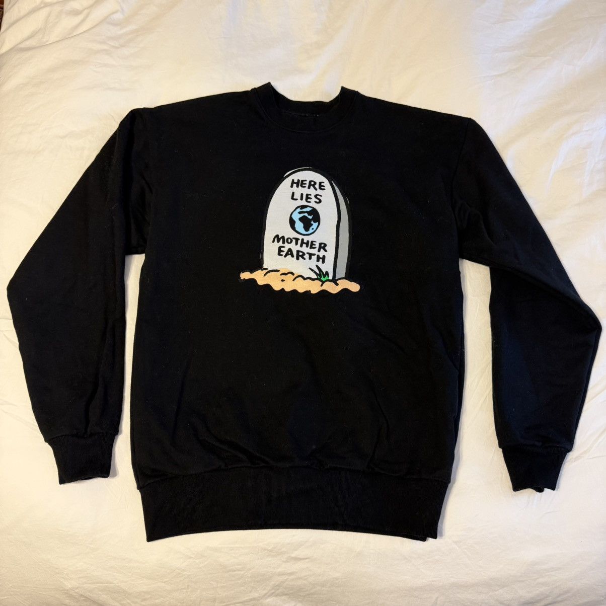 Golf Wang Here Lies Mother Earth Crewneck Sweater Size US M / EU 48-50 / 2 - 1 Thumbnail
