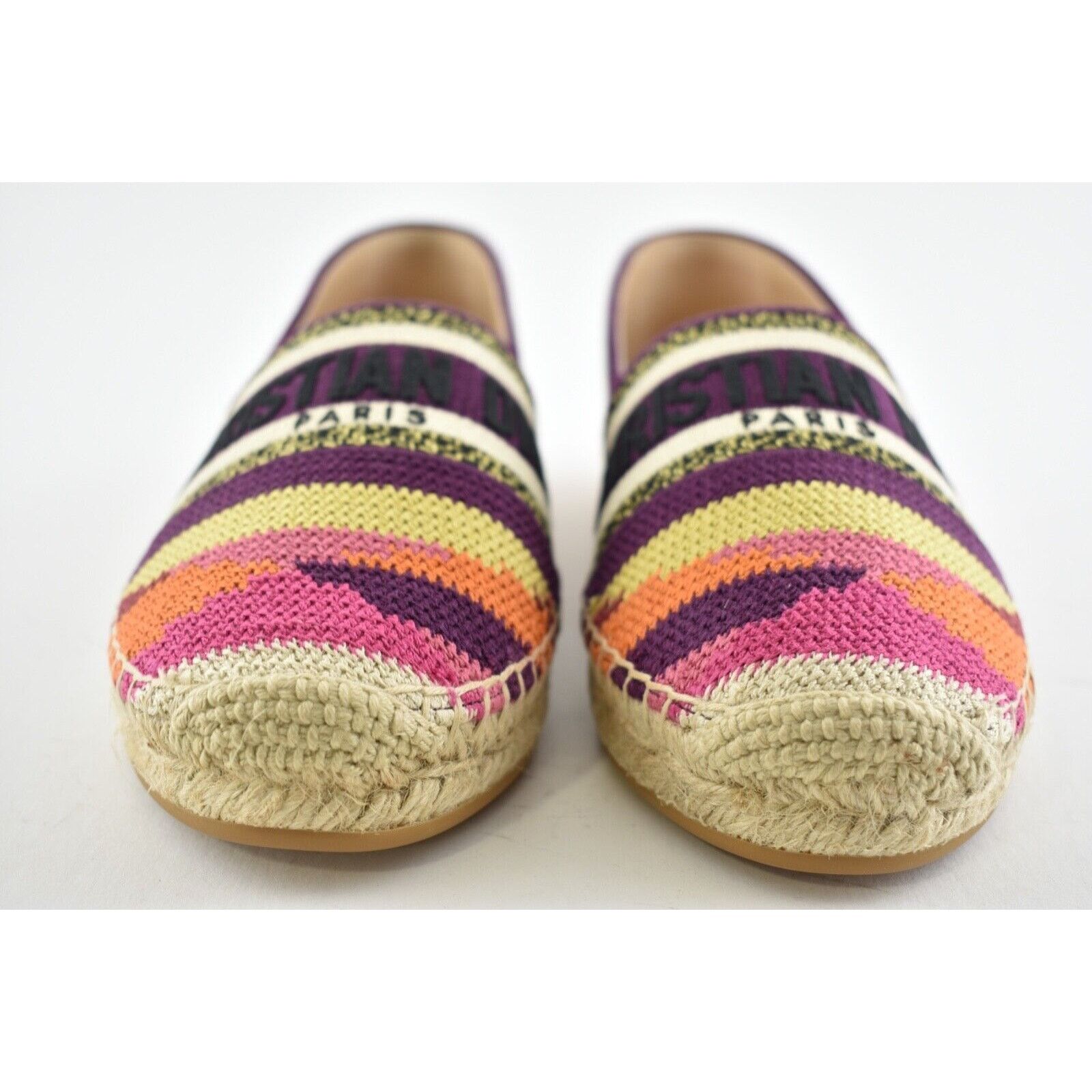 Dior Dior Granville Patchwork Cotton Logo Embroidered Multicolor Size US 6.5 / IT 36.5 - 5 Thumbnail