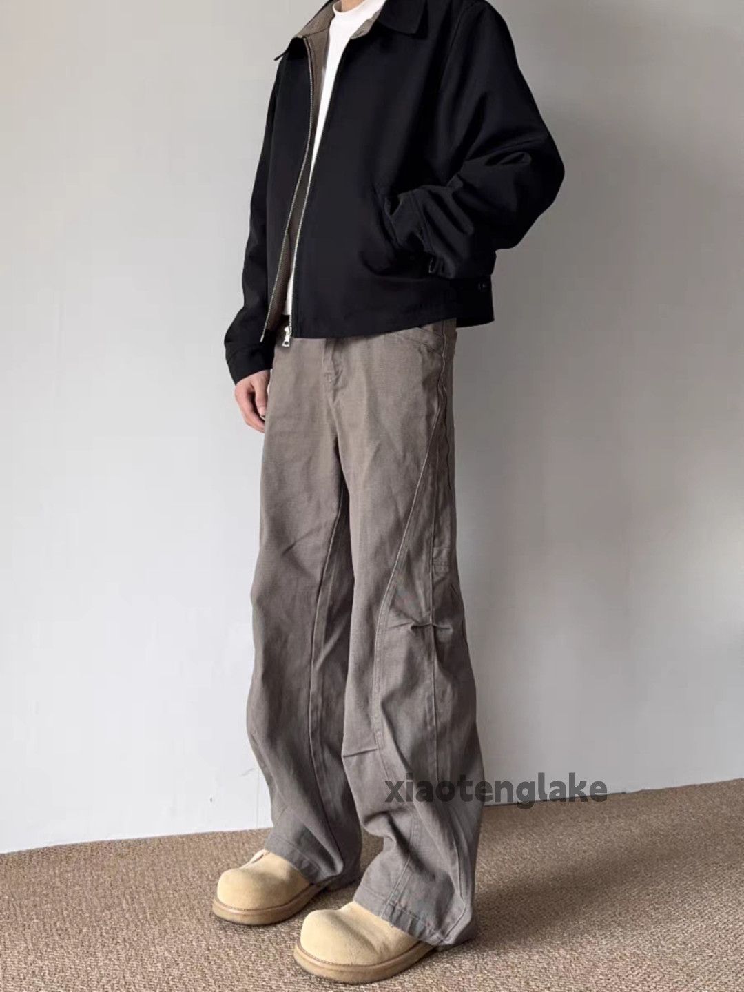 Designer × Japanese Brand × Vintage washed faded cleanfit yuppie bootcut patchwork pants Size US 30 / EU 46 - 3 Thumbnail