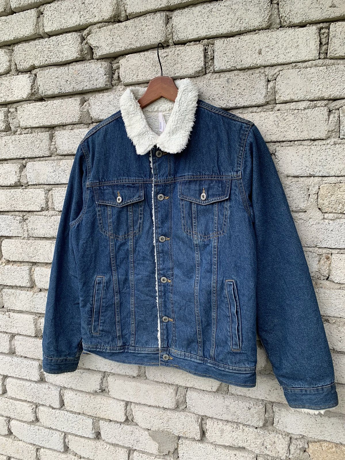 Japanese Brand × Other 🔥Steals🔥 HALHAM Denim Sherpa Lined Jacket Size US L / EU 52-54 / 3 - 2 Thumbnail