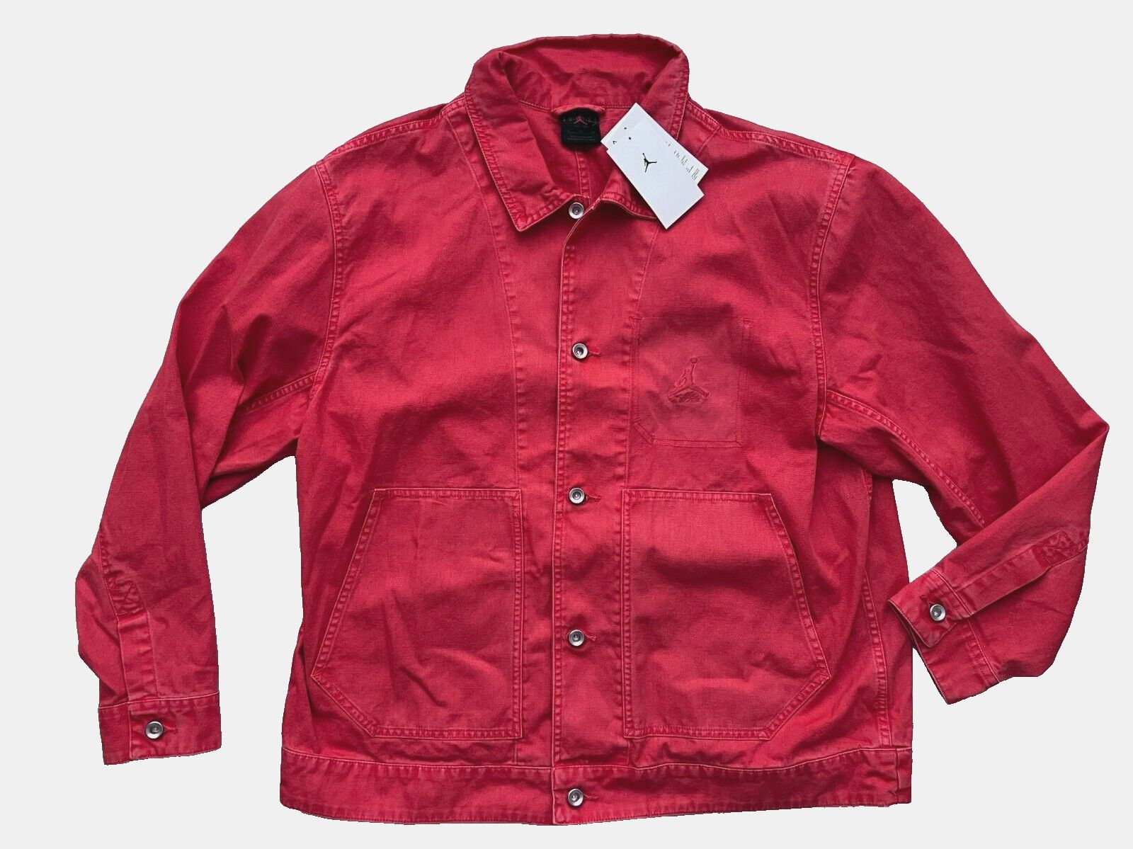 Jordan Brand Jordan FN4527 Essentials Chicago Jacket Lobster Red ( XL ) Size US XL / EU 56 / 4 - 3 Thumbnail