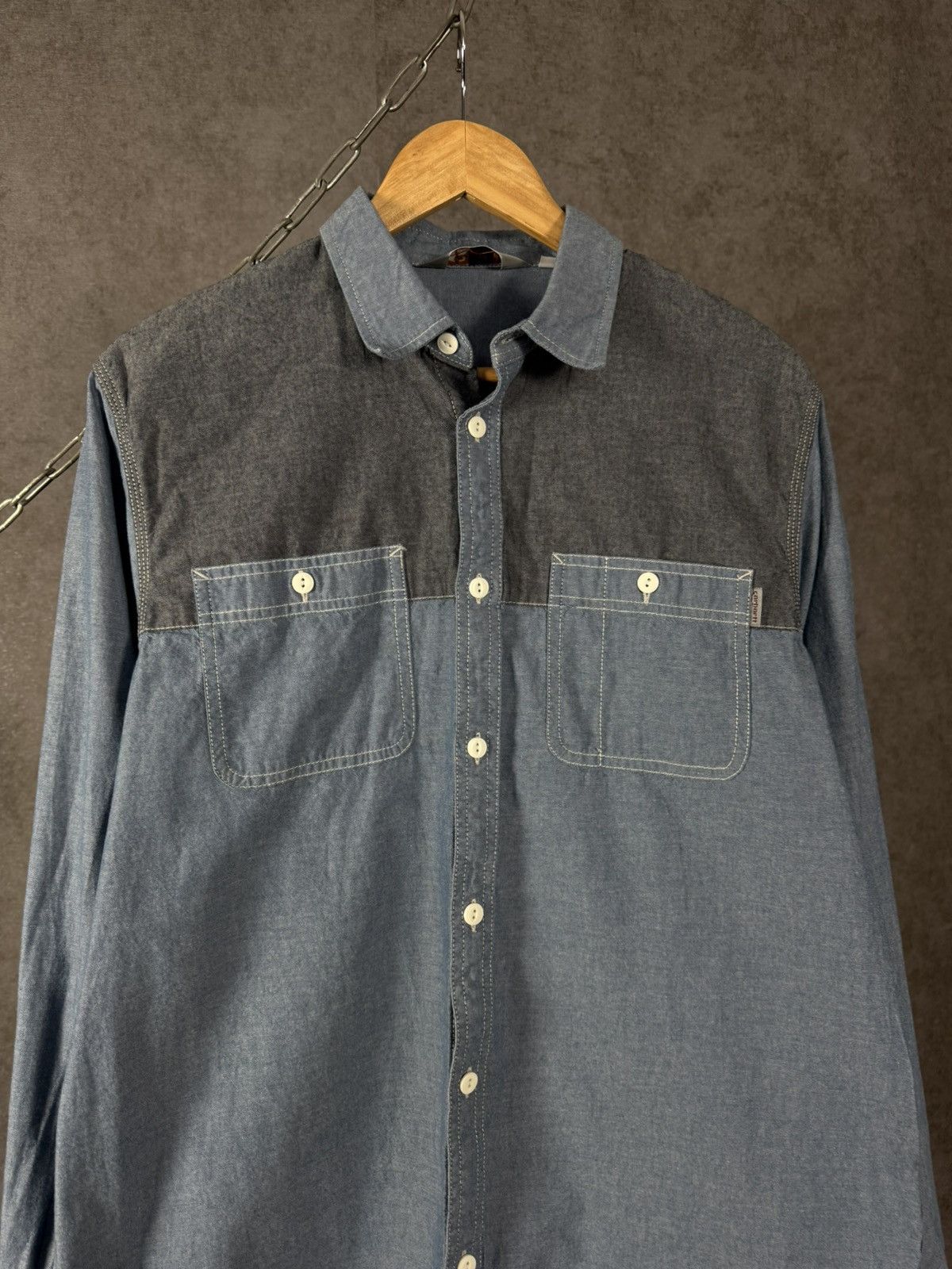Carhartt Wip Carhartt WIP designer harrison shirt Size US XL / EU 56 / 4 - 3 Thumbnail