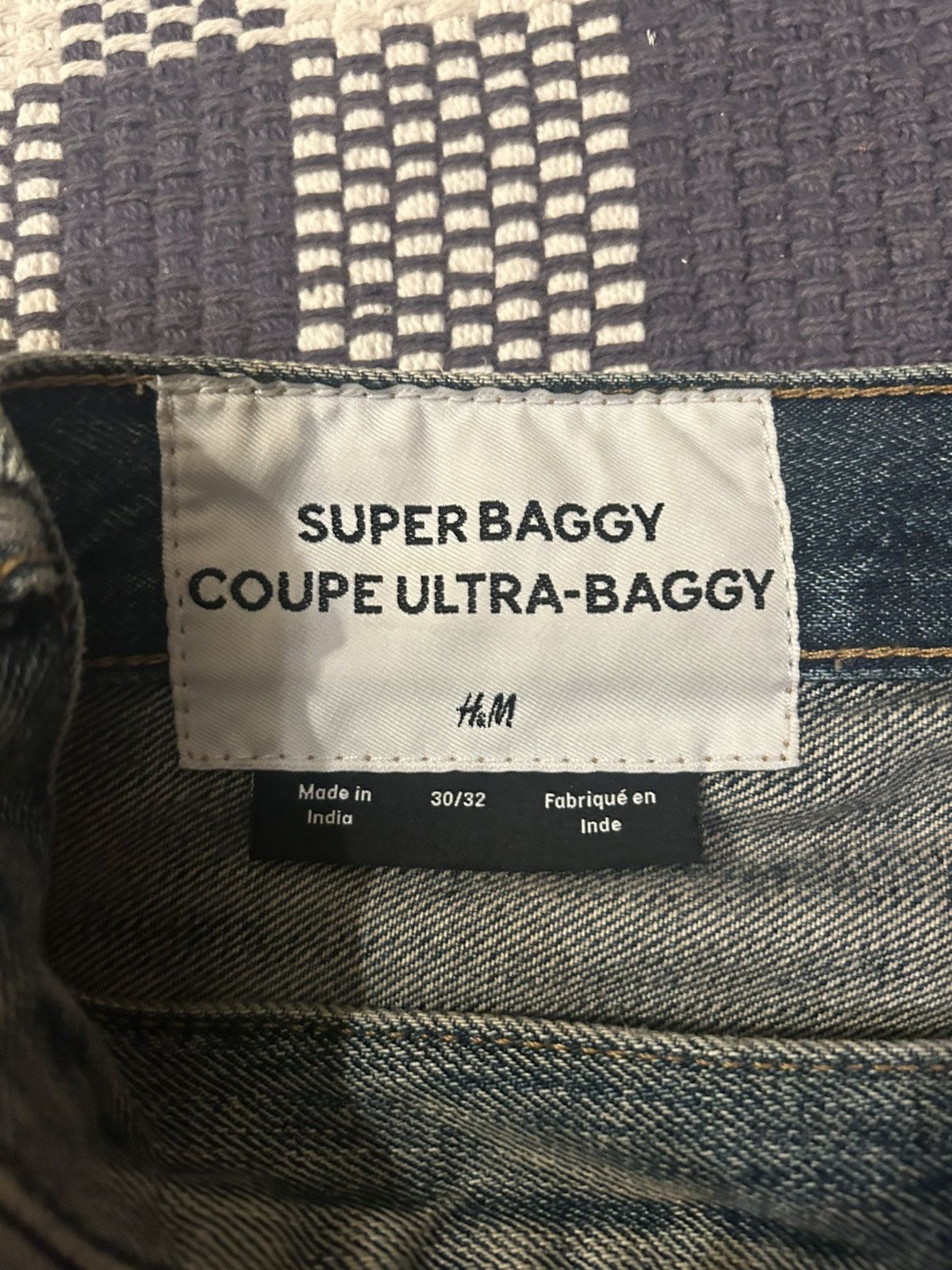 H&M Super baggy H&m jeans Size US 32 / EU 48 - 2 Thumbnail