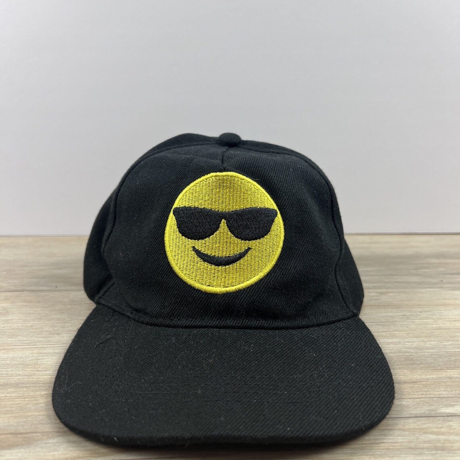 Other Smiley Face Hat Smile Snapback Hat Black Adjustable Hat Adul Size ONE SIZE - 7 Thumbnail