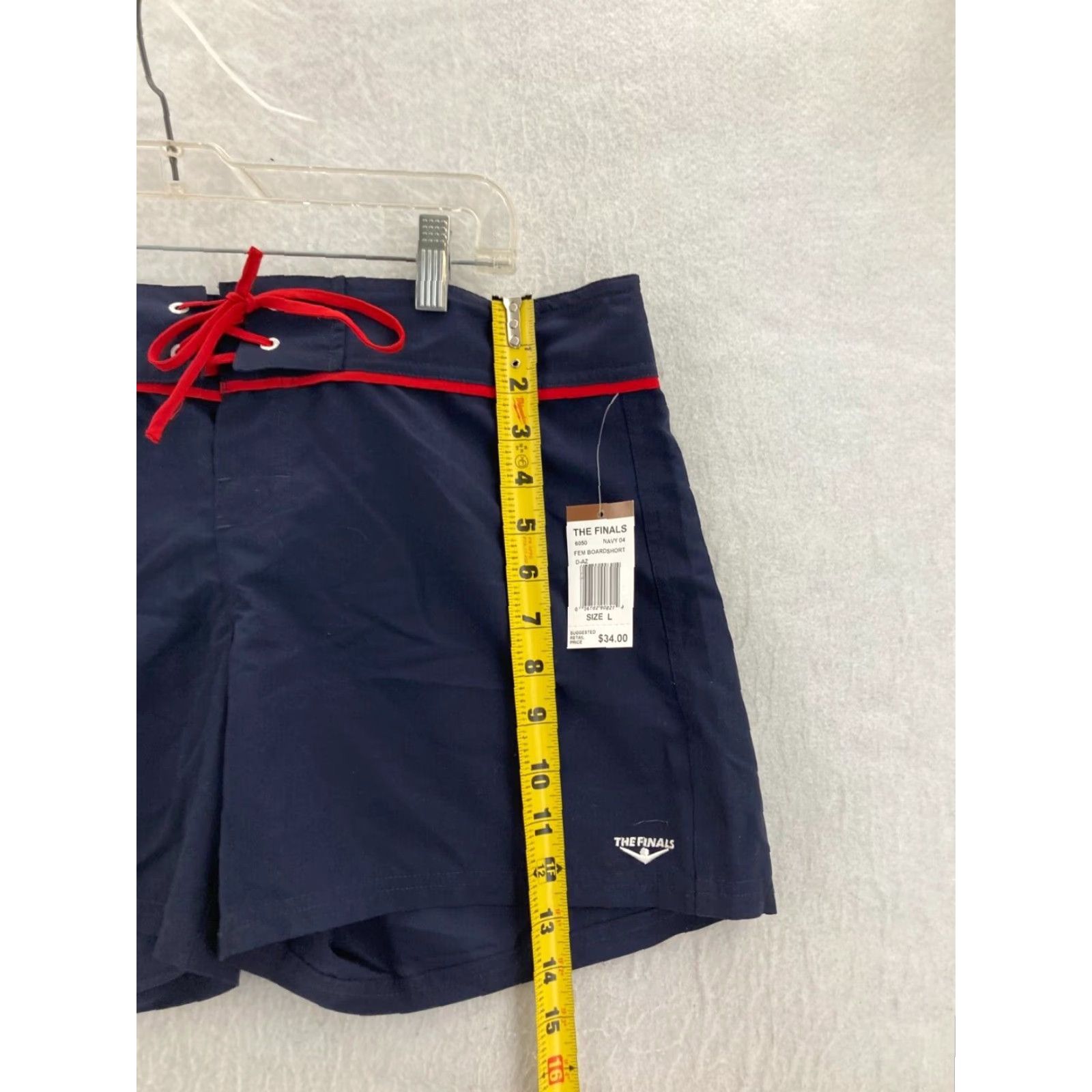 Vintage VINTAGE The Finals Boardshorts Womens Large Blue Swim Trunks Beach Classic Hipster Size ONE SIZE - 3 Thumbnail