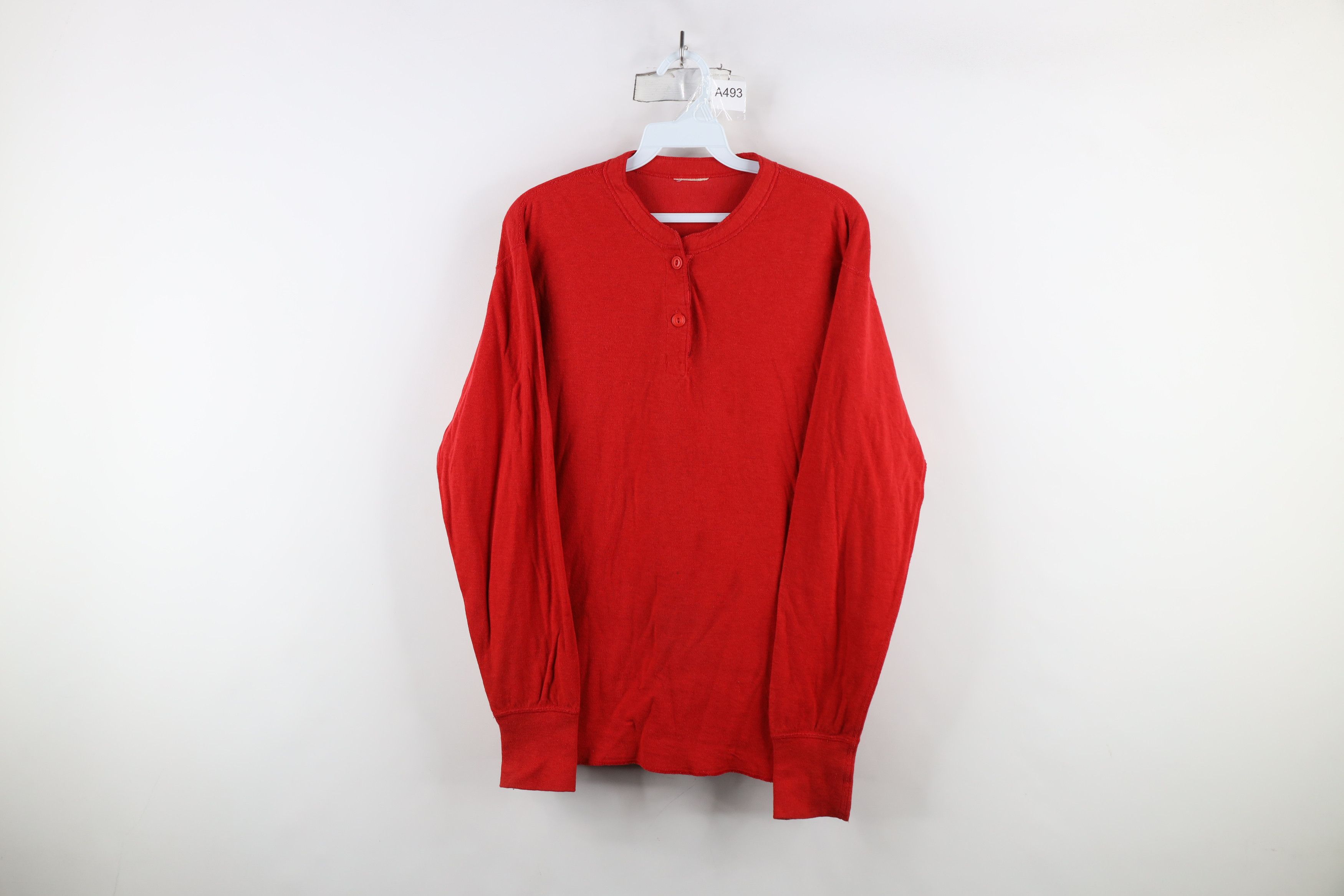 Vintage Vintage 70s Streetwear Blend Double Wall Henley T-Shirt USA Size US M / EU 48-50 / 2 - 1 Thumbnail