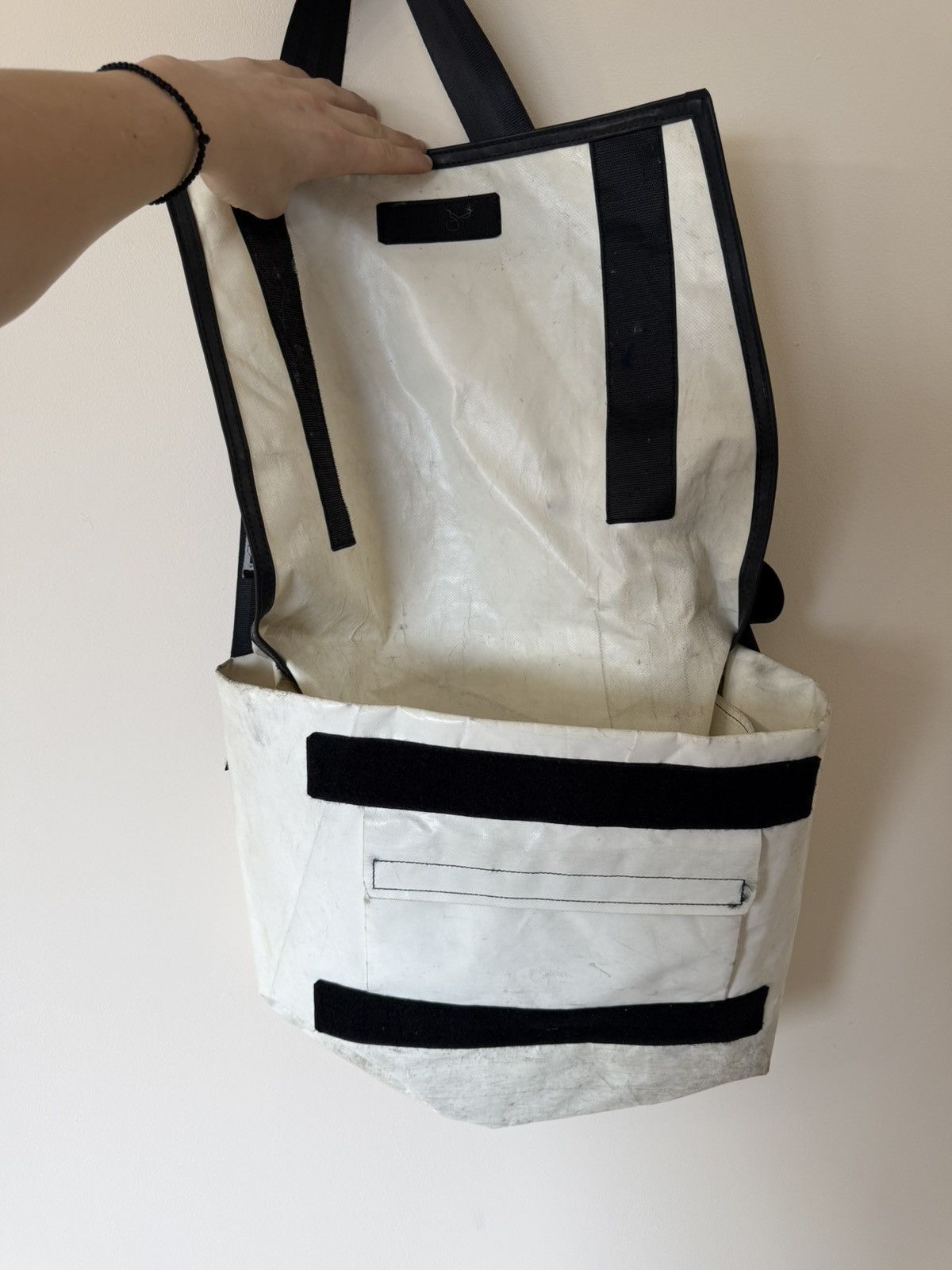 Freitag Freitag Recycled White Crossbody Big Messenger Bag Size ONE SIZE - 5 Thumbnail