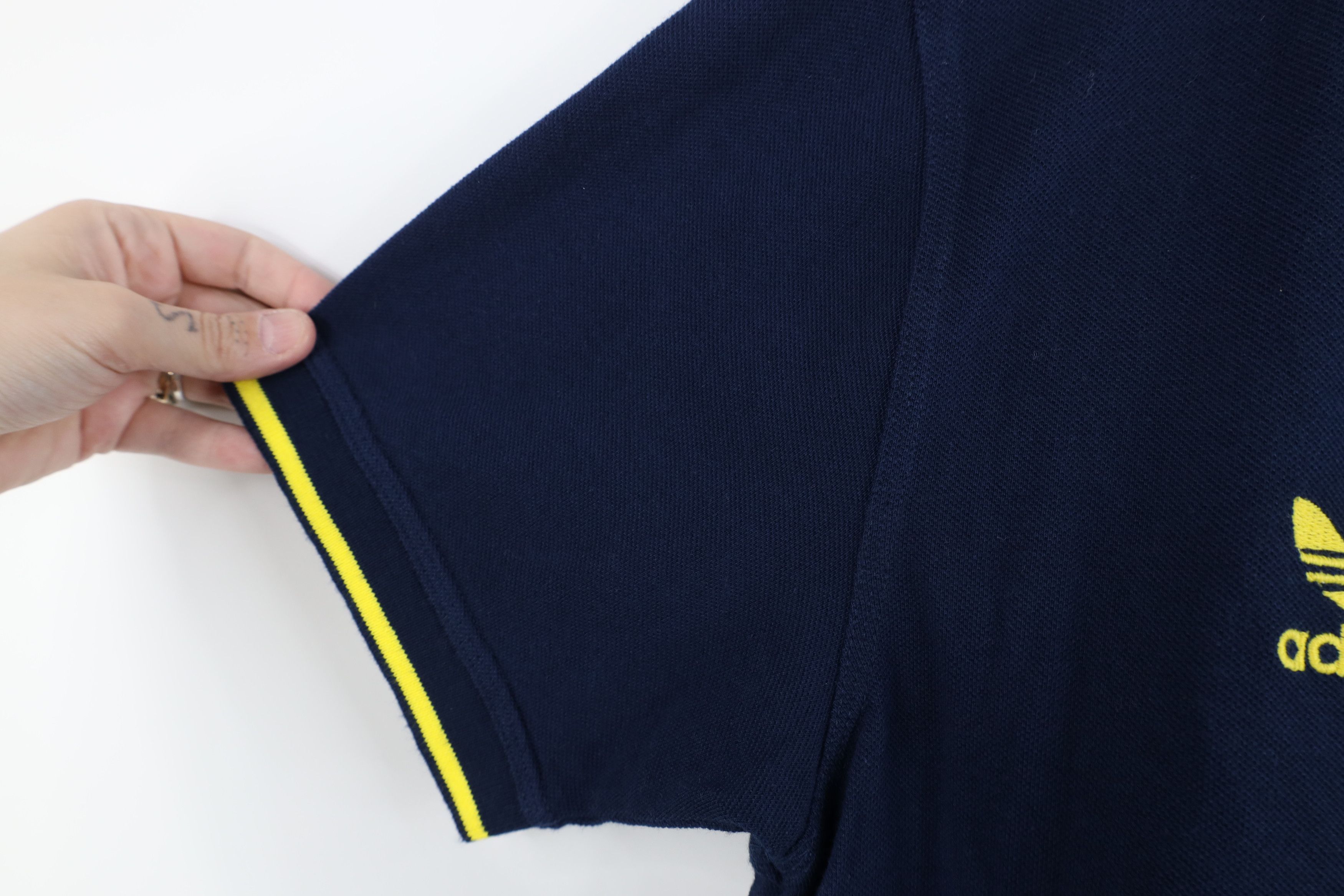 Adidas Deadstock Retro Y2K Adidas University of Michigan Polo Shirt Size US S / EU 44-46 / 1 - 7 Thumbnail