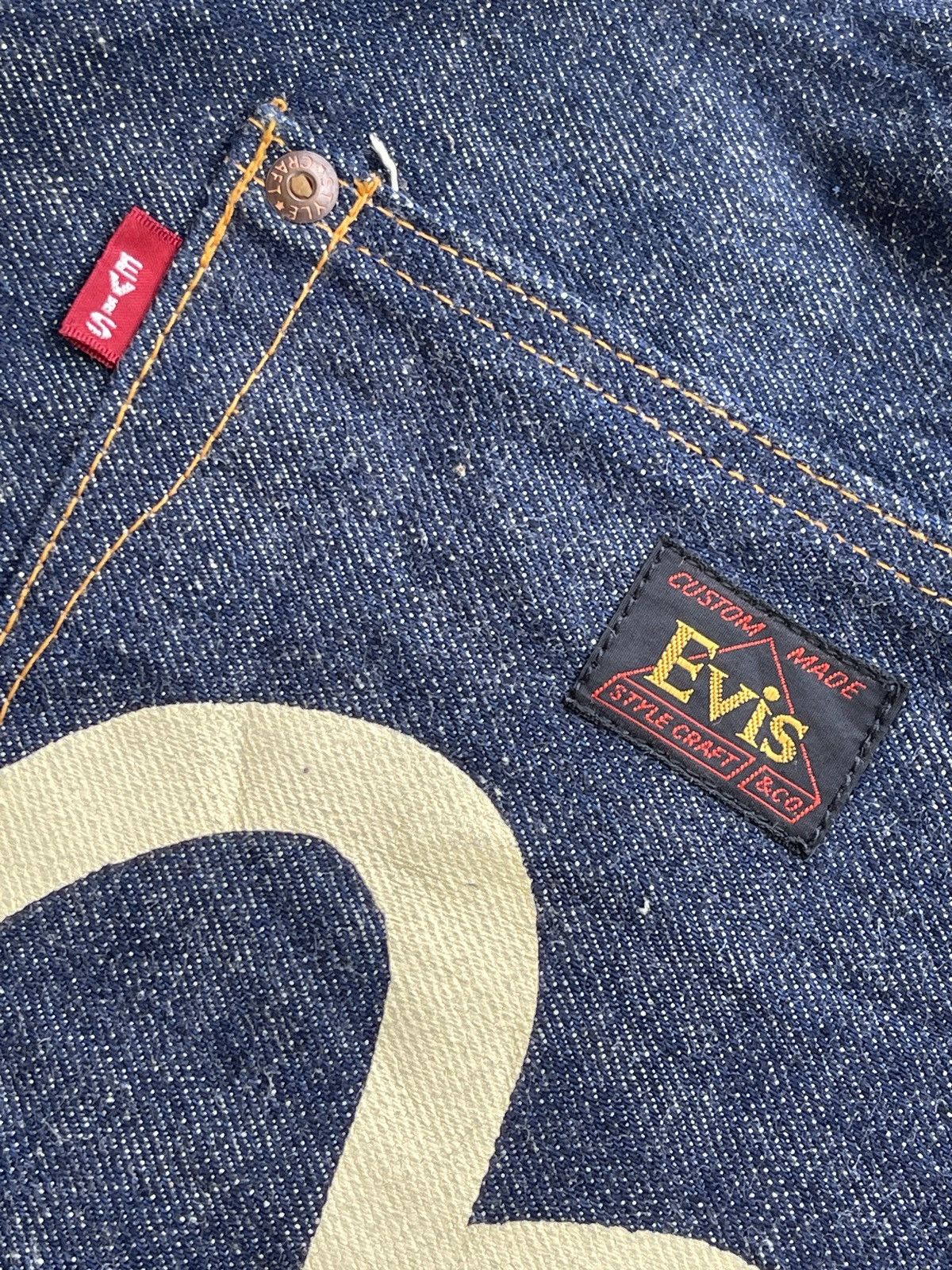 Evisu Vintage Evis Japan Denim Totebag Size ONE SIZE - 7 Thumbnail