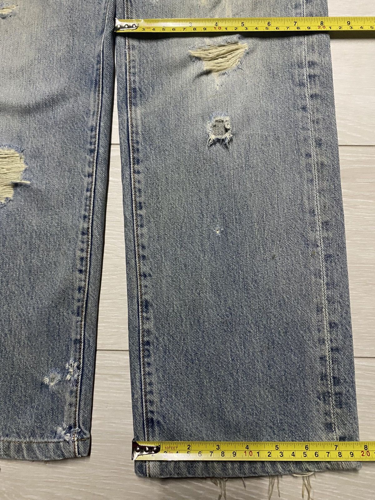 Big John Vintage Big John Grunge Distressed Straight Loose Jeans Size US 28 / EU 44 - 16 Thumbnail