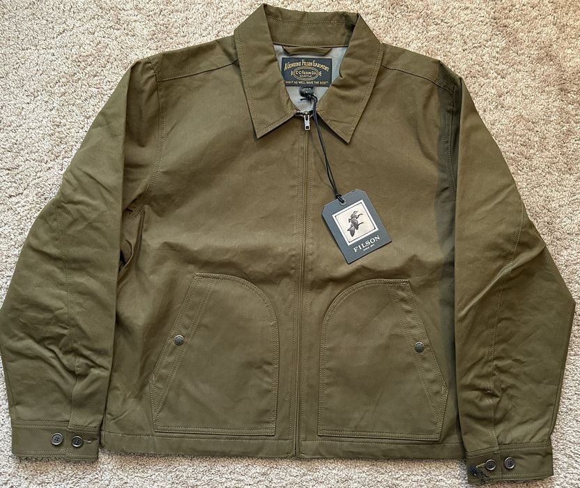 Filson Filson Ranger Crewman Jacket Dry Waxed OD S | Grailed