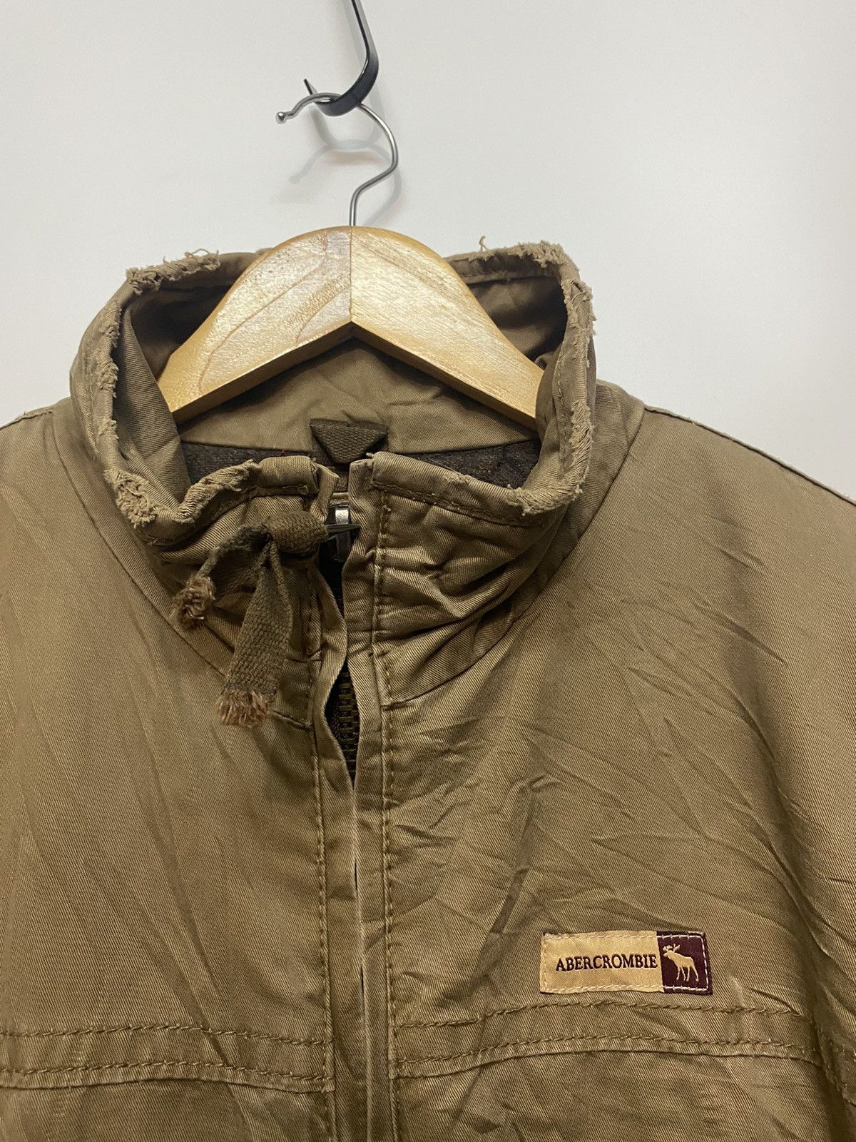 Abercrombie & Fitch × Vintage Abercrombie and Fitch Jacket Wool Lined Full Zip Up Trucker Size US M / EU 48-50 / 2 - 11 Thumbnail