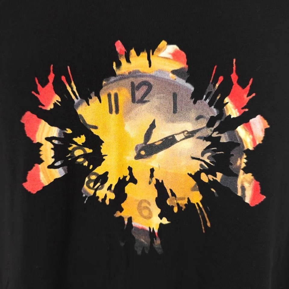 Vintage VINTAGE Exploding Clock T Shirt Mens Size Large Black Keeping Time Size US L / EU 52-54 / 3 - 3 Thumbnail