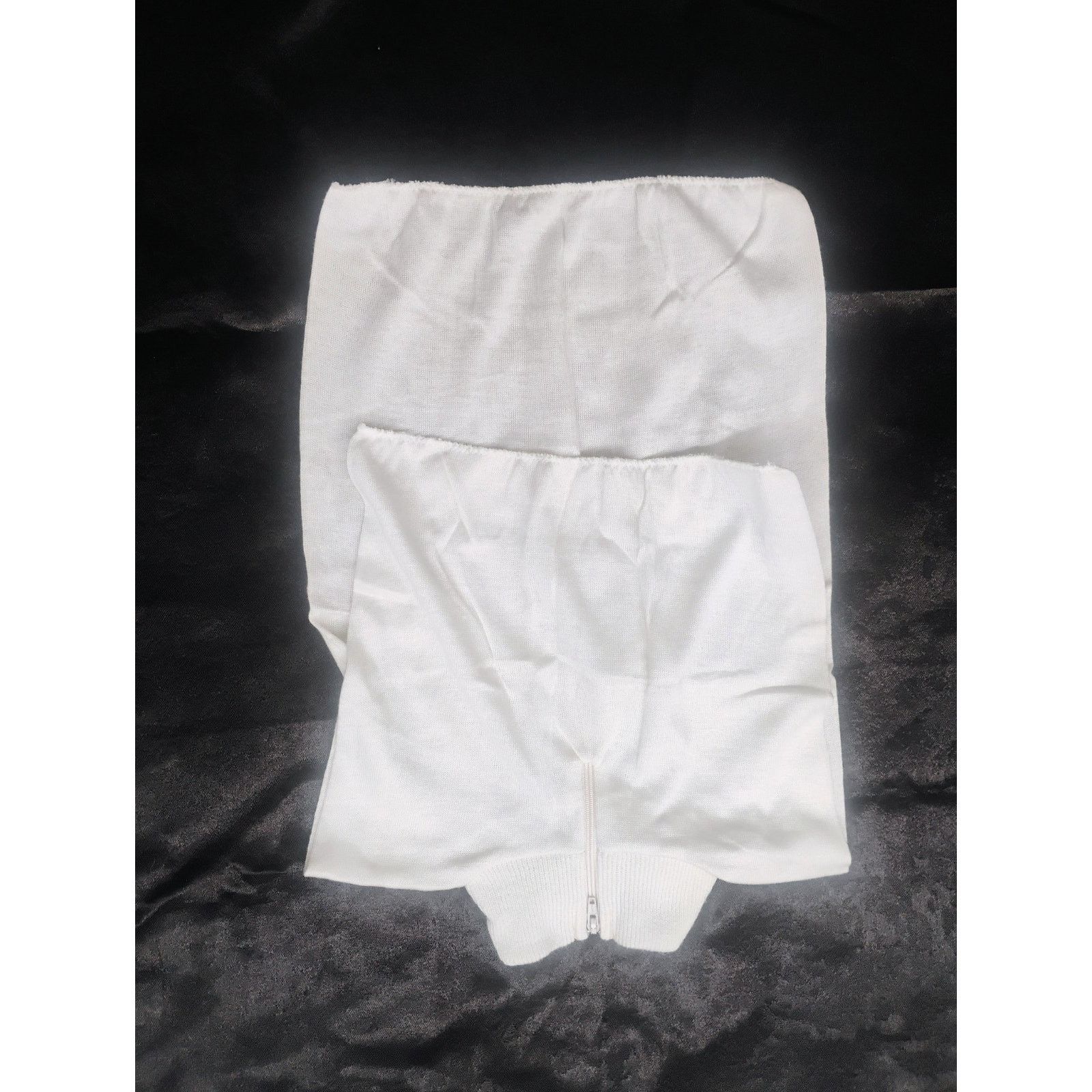 Other NWT Vintage Baar & Beards White Knit Mock Turtleneck Dickey Size ONE SIZE - 2 Thumbnail
