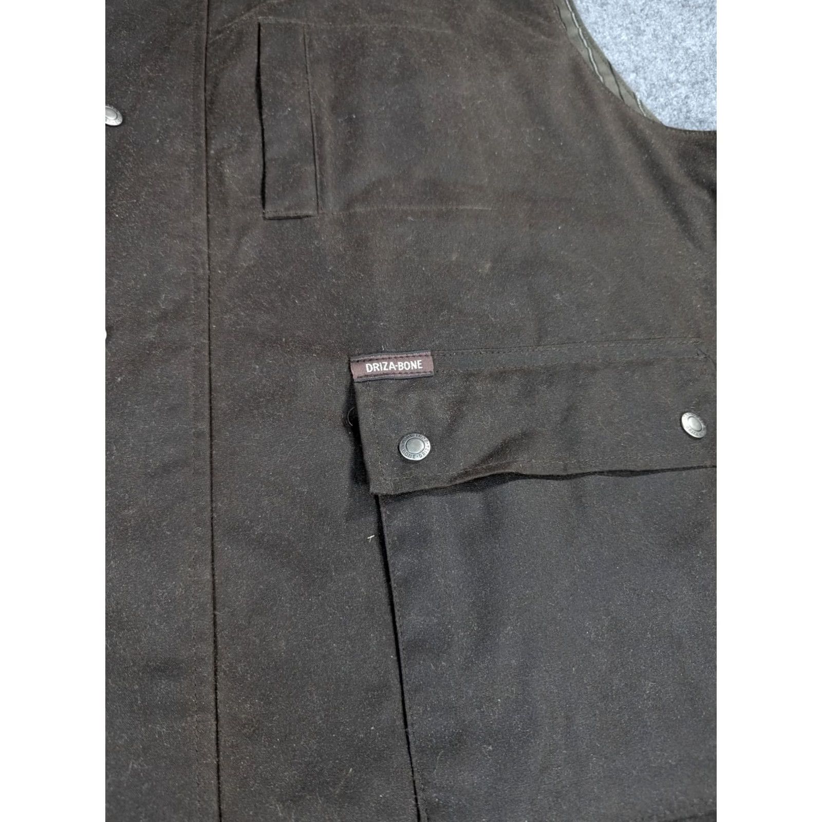 Vintage Driza Bone Australia Jumbuck Waxed Wool Lined Full Zip Vest Size 6XL Mens Size US XXL / EU 58 / 5 - 3 Thumbnail