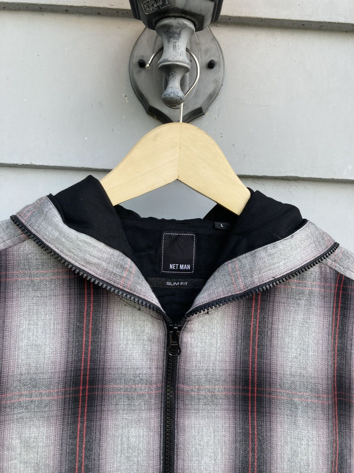 Japanese Brand × Vintage Japanese Brand Full Face Hoodie Zipper & Secret Pocket Size US L / EU 52-54 / 3 - 3 Thumbnail