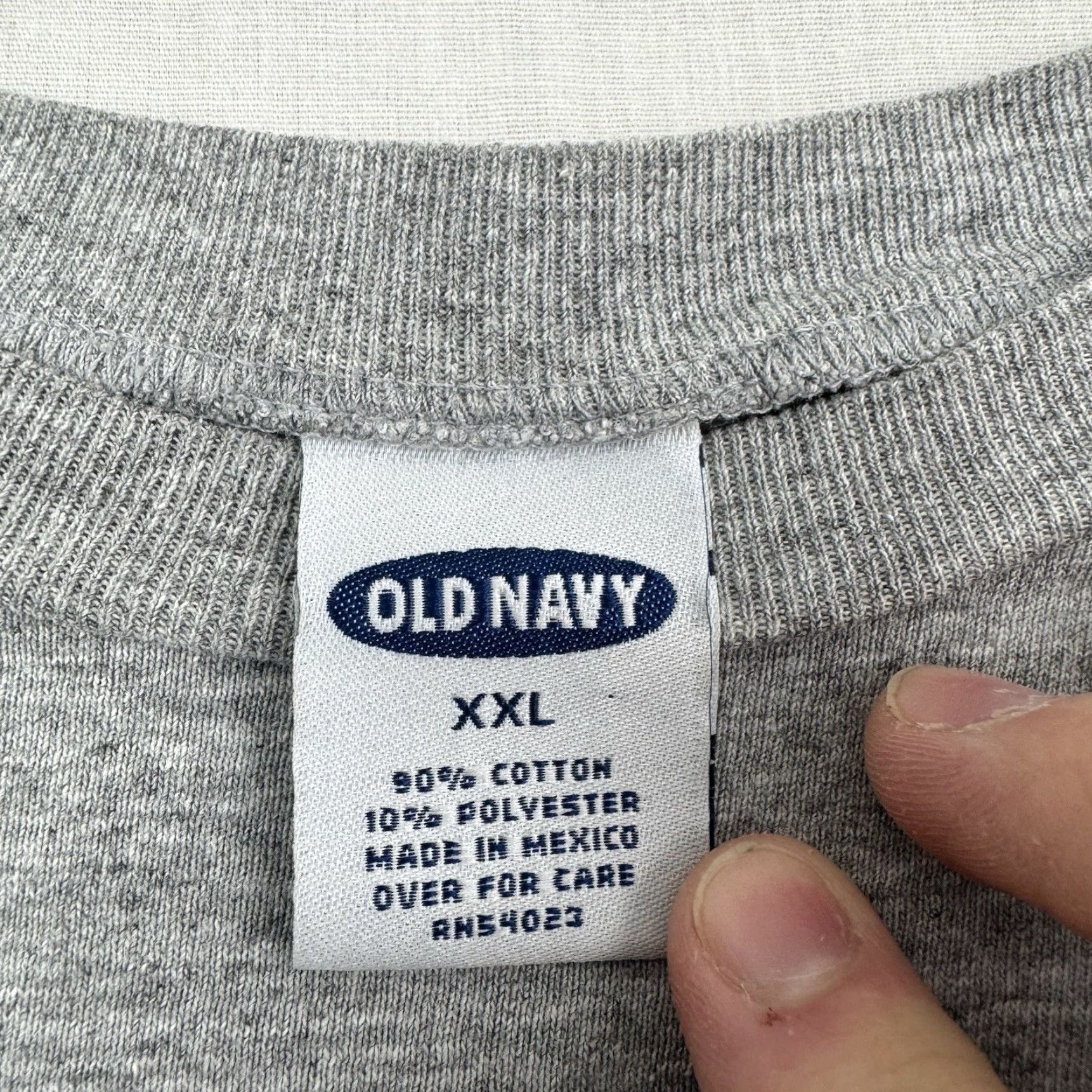 Old Navy Vintage Old Navy 2000 Flag T Shirt Adult 2XL Gray Hipster Grunge Y2K Spellout Size US XXL / EU 58 / 5 - 4 Thumbnail