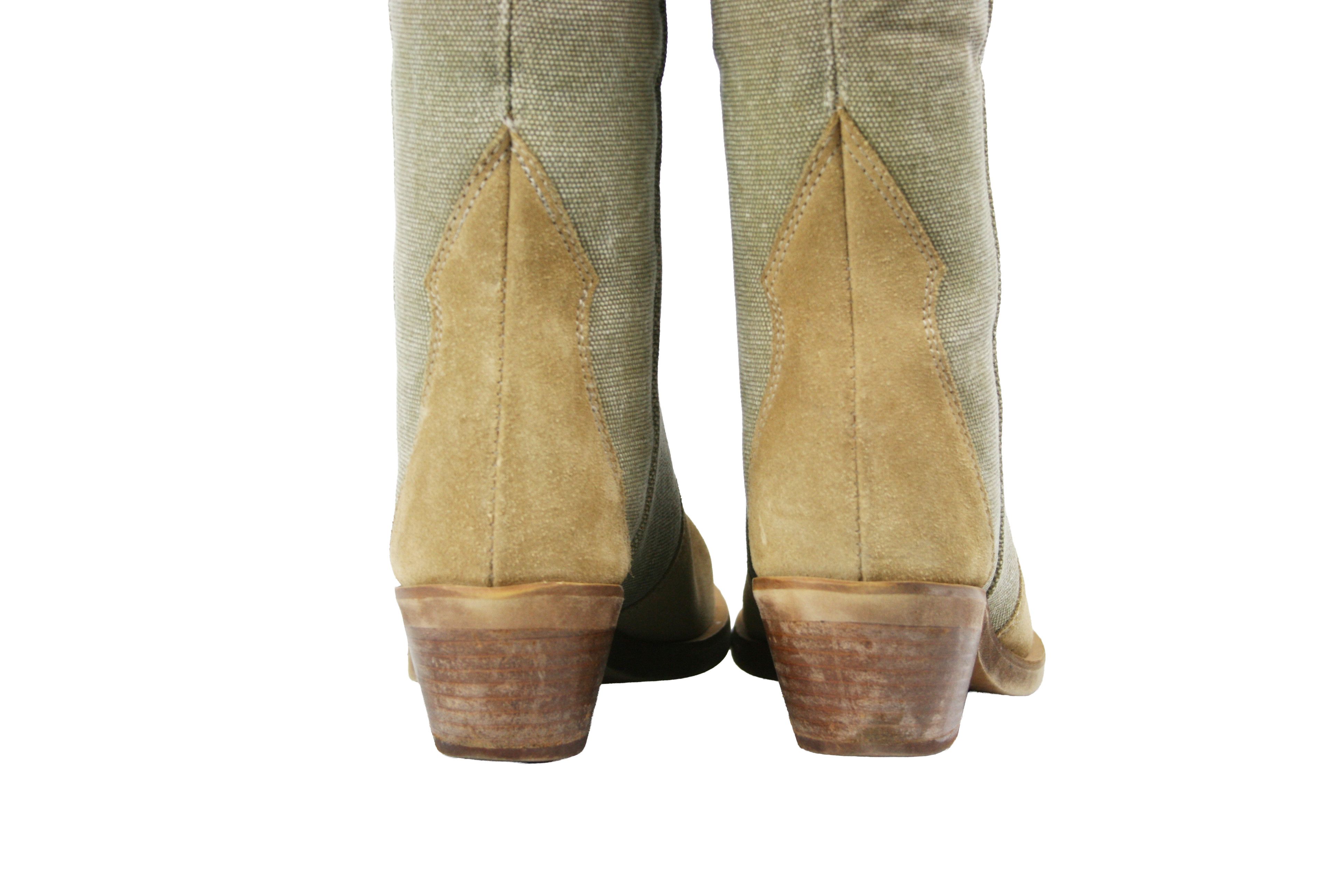 Japanese Brand L37 Let's Get Lost Knee Cowboy Western Y2K Boots Size US 6 / IT 36 - 10 Thumbnail