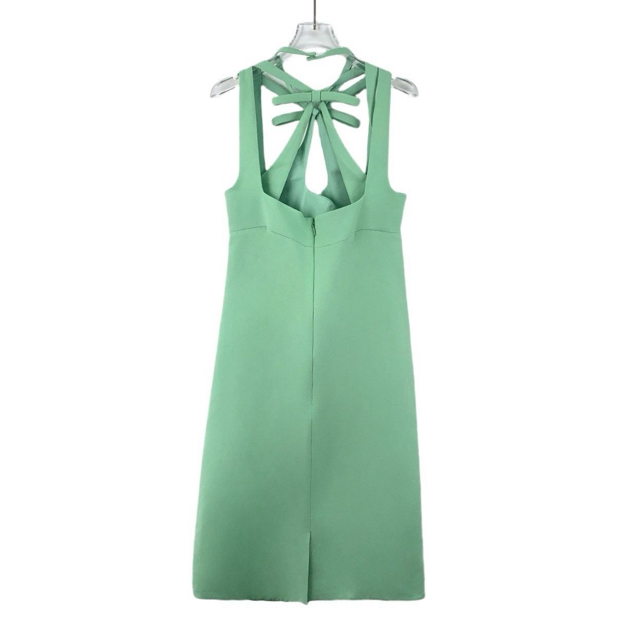 Gucci Gucci Green Wool Sleeveless Backless Camisole Dress Size M / US 6-8 / IT 42-44 - 2 Thumbnail