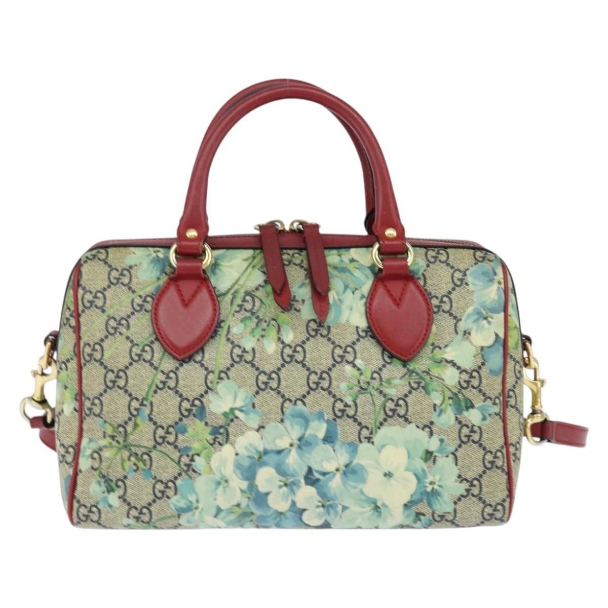 Gucci Gucci Convertible Boston Bag Blooms Print GG Coated Canvas Size ONE SIZE - 1 Thumbnail