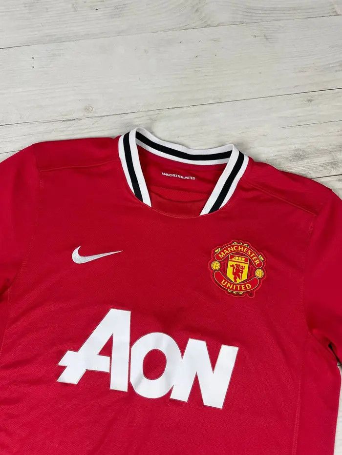 Nike Nike Manchester United 2011-2012 Home Shirt Soccer Jersey Size US M / EU 48-50 / 2 - 2 Thumbnail