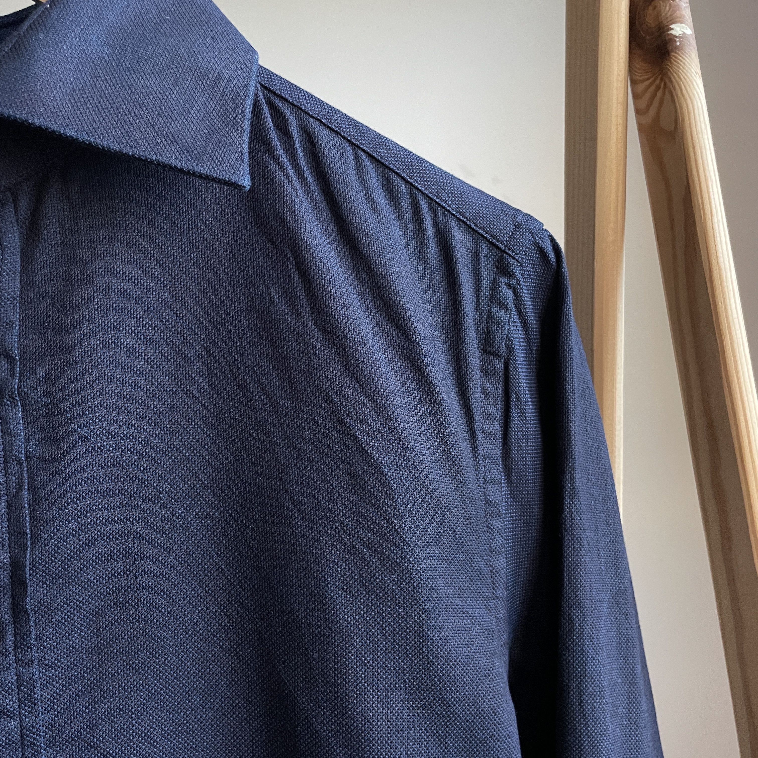 Suitsupply Suitsupply Cotton/Lyocell Extra Slim Half Button Dress Shirt Size 36R - 4 Thumbnail