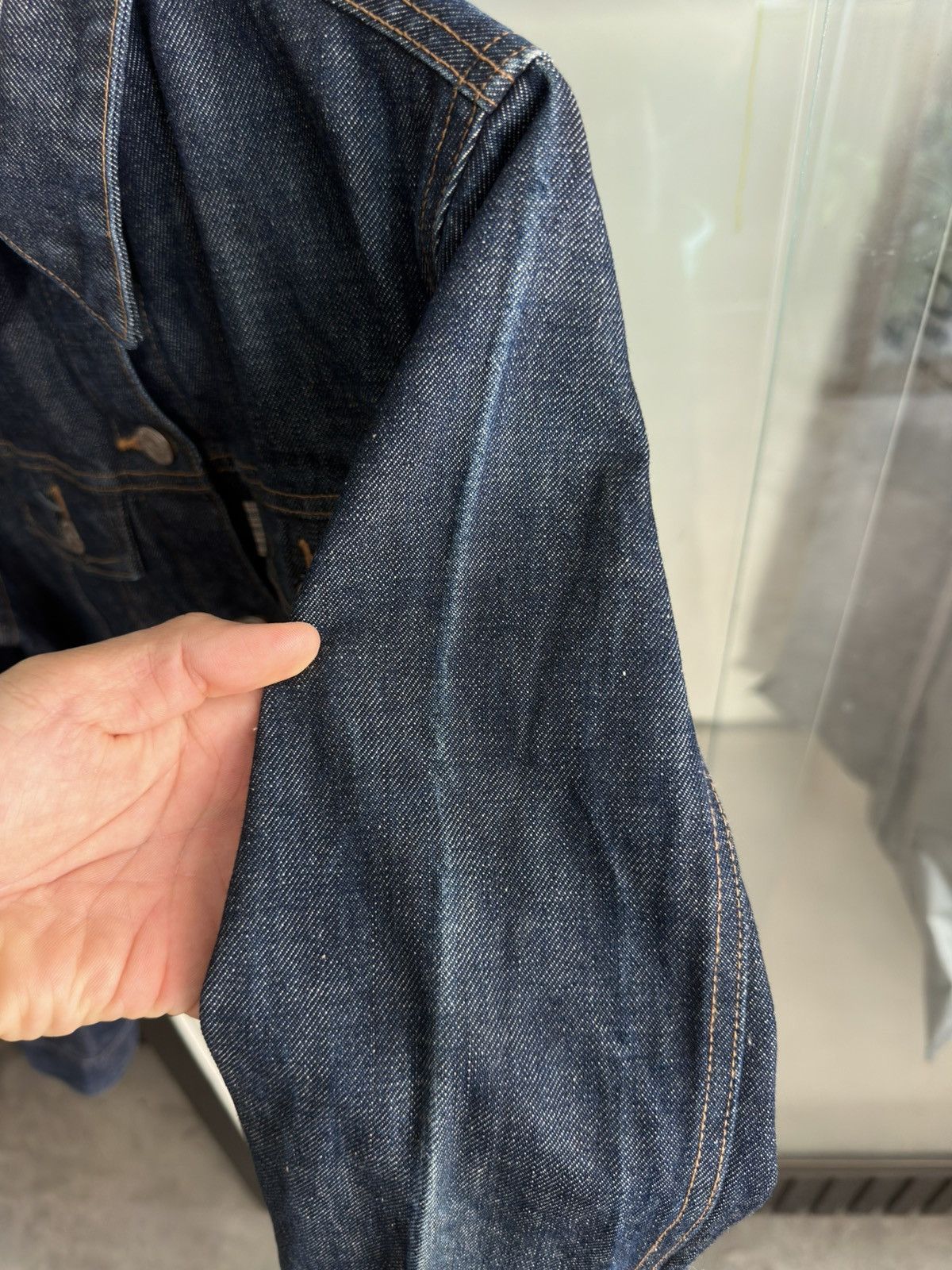 Burberry Burberry Blue Label Denim Jacket Made in Japan (Size 38) Size S / US 4 / IT 40 - 14 Thumbnail