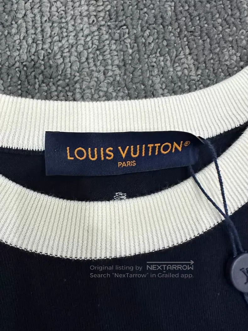 Louis Vuitton Louis Vuitton Blue Embroidered Short Sleeve T-shirt Size US M / EU 48-50 / 2 - 4 Thumbnail