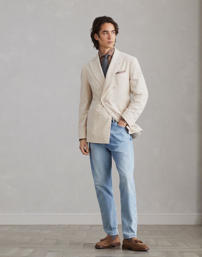 o1w1db10226 Suit Type Jacket in Beige/Khaki